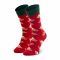 Calzini lunghi da uomo DOTS SOCKS - D20WF-SX-011-X-041046 Bordeaux