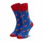 Calzini lunghi da uomo DOTS SOCKS - D20WF-SX-021-X Blu Multicolore