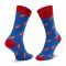 Calzini lunghi da uomo DOTS SOCKS - D20WF-SX-021-X Blu Multicolore