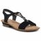 Sandali RIEKER - 63453-00A Schwarz