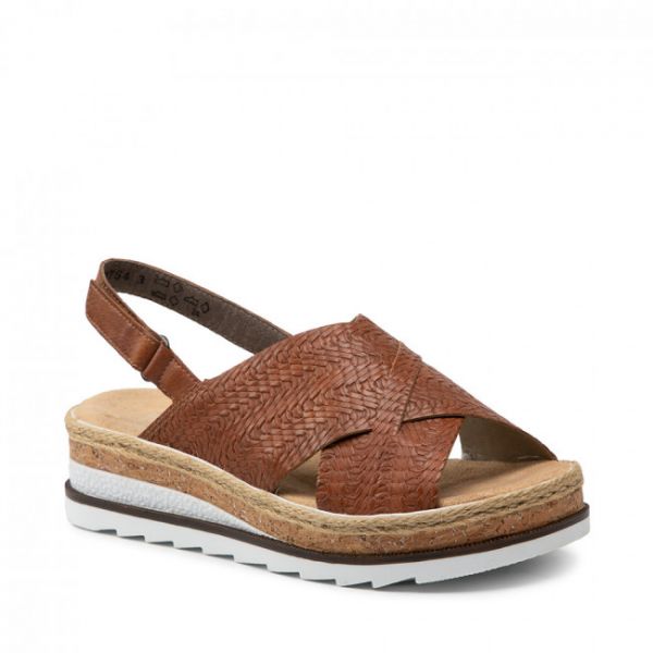 Espadrillas RIEKER - V79B4-25A Brown Espadrillas RIEKER - V79B4-25A Brown