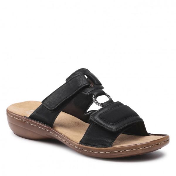 Ciabatte RIEKER - 608N9-00VE Black Ciabatte RIEKER - 608N9-00VE Black
