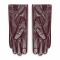 Guanti da donna Semi Line - P8212 Bordeaux