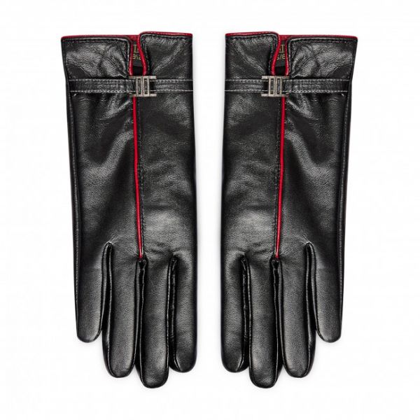 Guanti da donna SEMI LINE - P8214 Nero Guanti da donna SEMI LINE - P8214 Nero