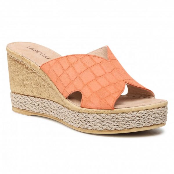 Espadrillas LASOCKI - S044 Dark Orange Espadrillas LASOCKI - S044 Dark Orange
