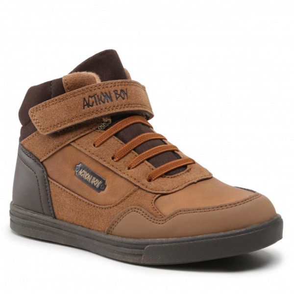 Sneakers Action Boy - CP07-01527-01 Brown Sneakers Action Boy - CP07-01527-01 Brown