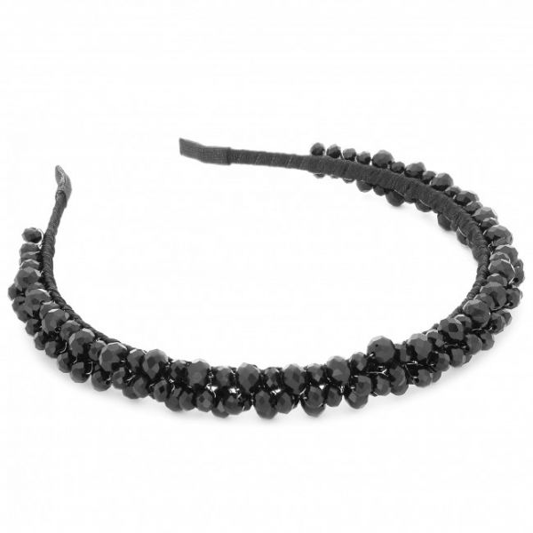 Cerchietto per capelli LaVashka - Venus 20-502-48 Deep Black