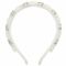 Cerchietto per capelli LAVASHKA - Aphrodite Crystal White