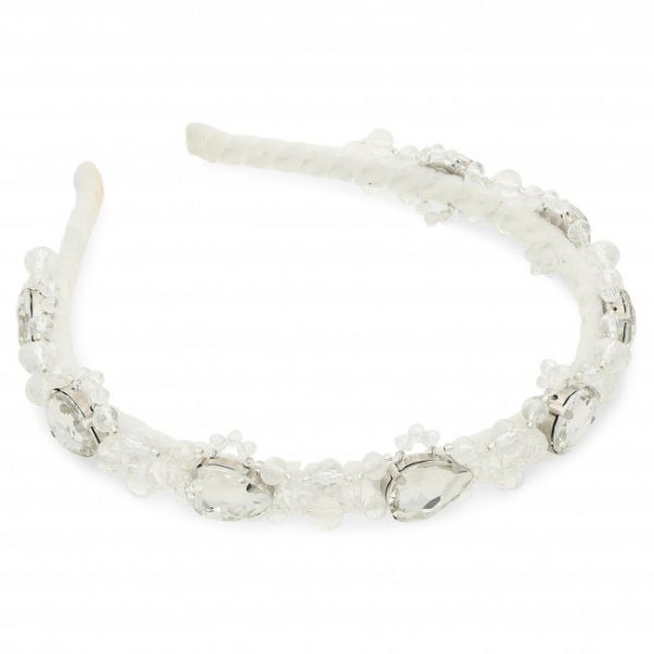 Cerchietto per capelli LAVASHKA - Aphrodite Crystal White Cerchietto per capelli LAVASHKA - Aphrodite Crystal White