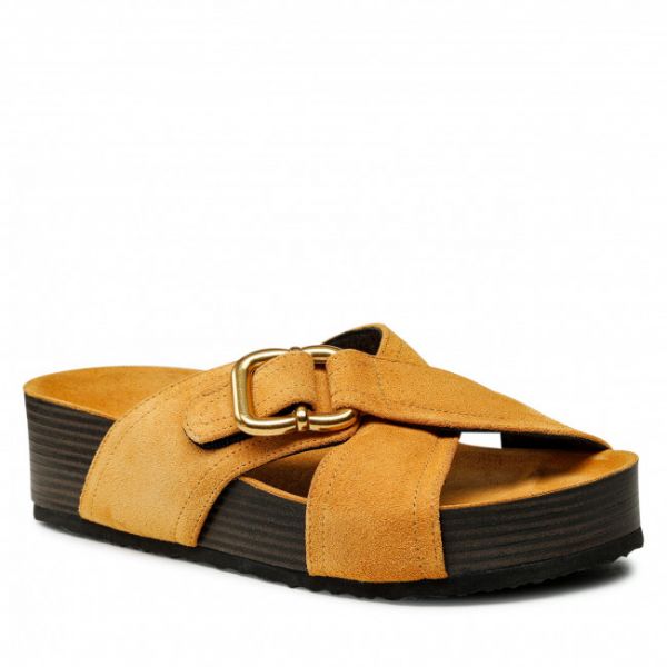 Ciabatte GINO ROSSI - 22SS40 Dark Orange Ciabatte GINO ROSSI - 22SS40 Dark Orange