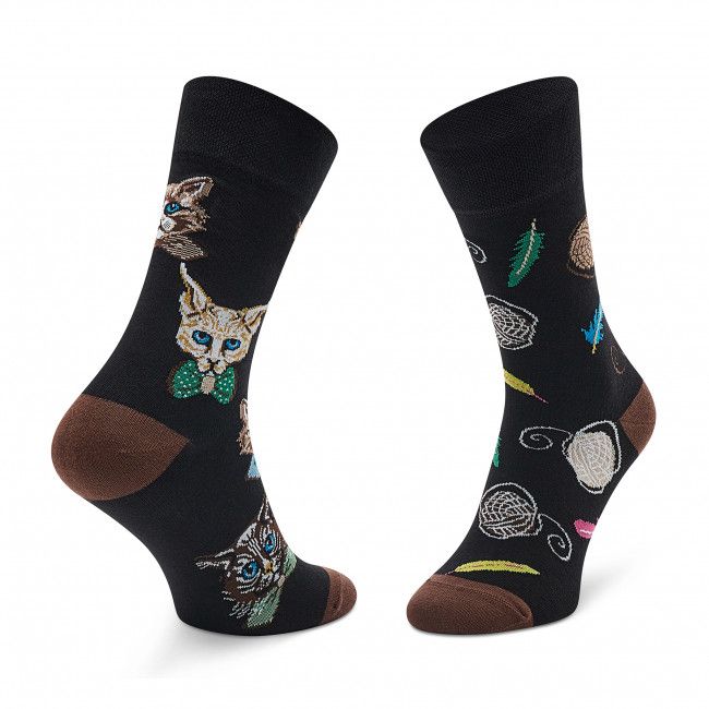 Calzini lunghi unisex Todo Socks - Cat In A Bow Tie Multicolor