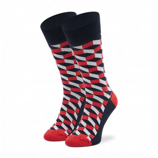 Calzini lunghi unisex Todo Socks - Geometric Print Multicolor