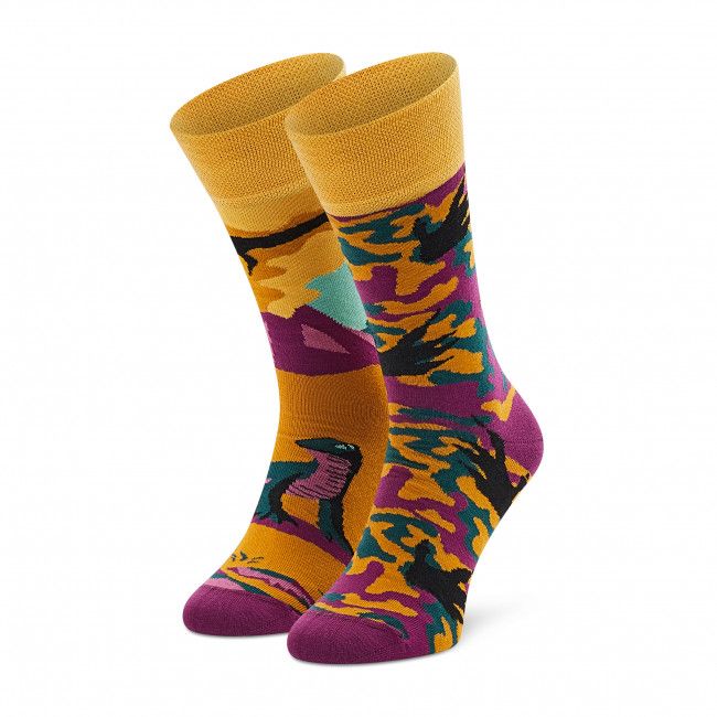 Calzini lunghi unisex Todo Socks - Dinozaur New Multicolor