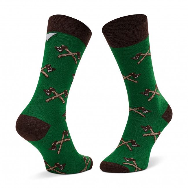 Calzini lunghi unisex CUP OF SOX - Wanna Sea My Axes Zielone