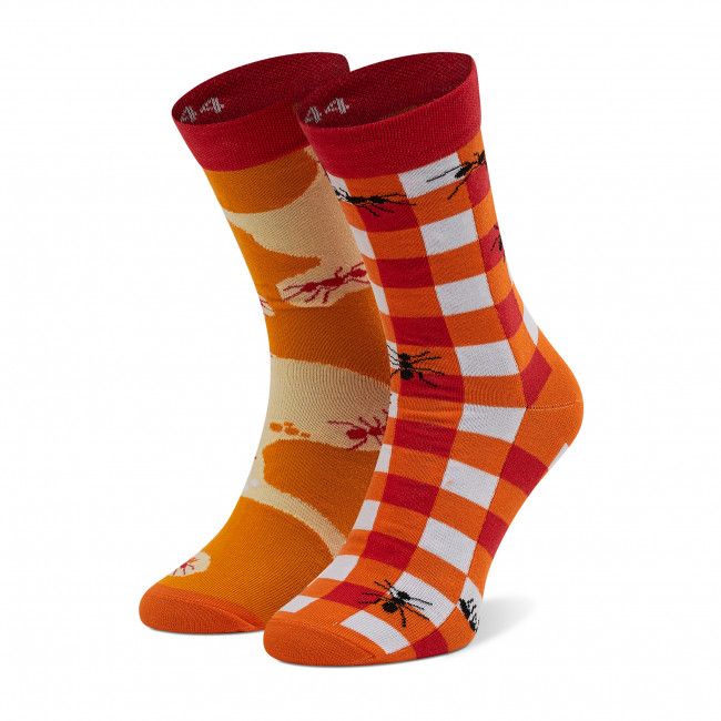 Calzini lunghi unisex CUP OF SOX - Mrowisko Arancione