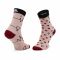 Calzini lunghi unisex CUP OF SOX - Atak Serca Różowe