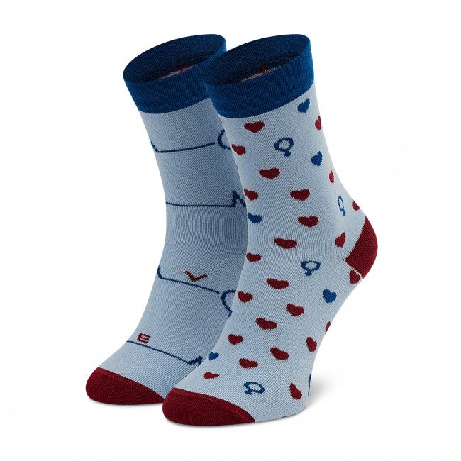 Calzini lunghi unisex CUP OF SOX - Atak Serca Błękitne