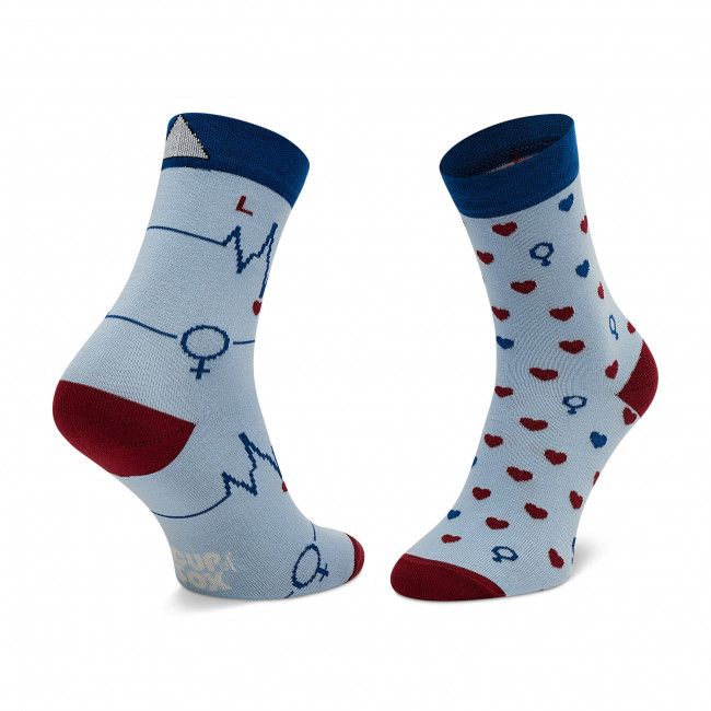 Calzini lunghi unisex CUP OF SOX - Atak Serca Błękitne