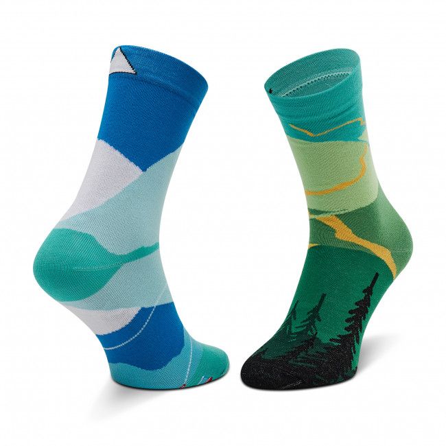 Calzini lunghi unisex Cup of Sox - Góromaniak Verde