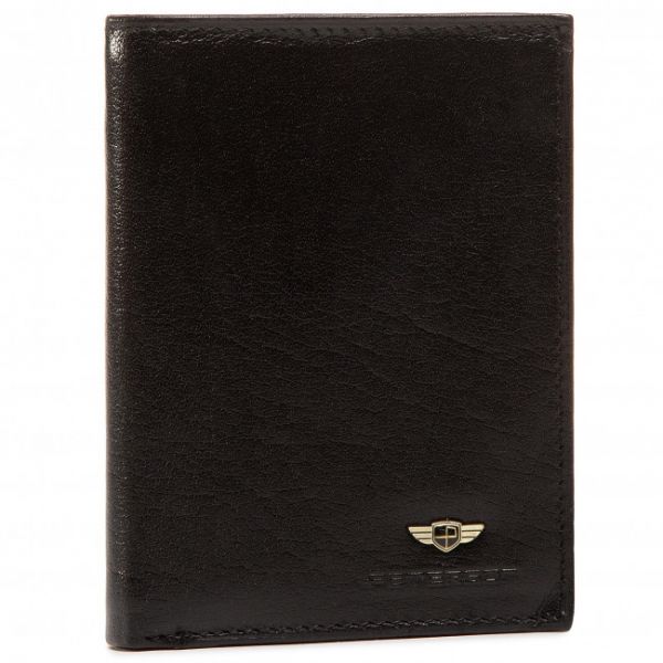 Portafoglio grande da uomo Peterson - 333-02-01-01 Nero