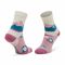 Calzini lunghi da donna FREAKERS - LDPIG-WHK Multicolore Rosa