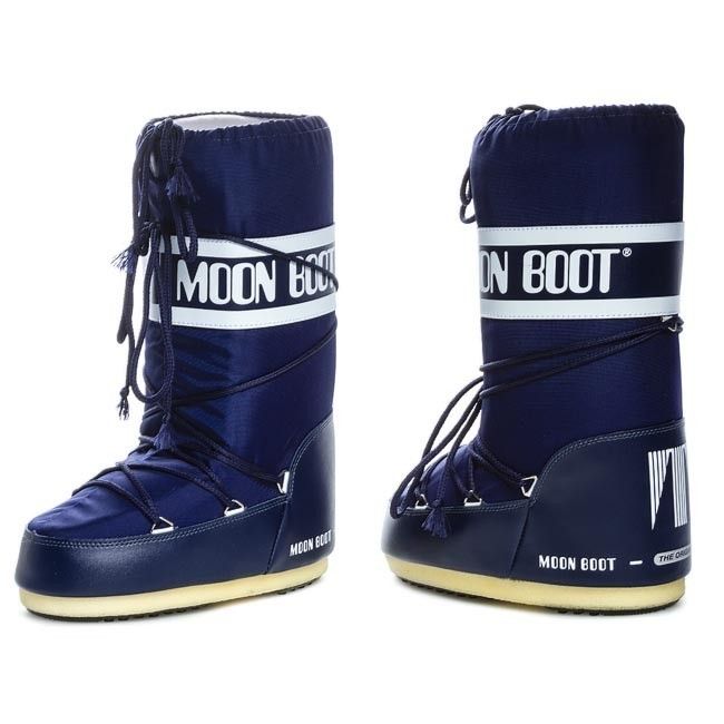 Stivali da neve MOON BOOT - Nylon 14004400002 Blue