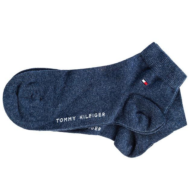Set di 2 paia di calzini corti da uomo Tommy Hilfiger - 342025001 r.39/42 Jeans 356