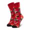 Calzini lunghi unisex HAPPY SOCKS - MAG01-4300 Rosso