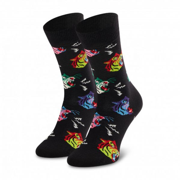 Calzini lunghi unisex Happy Socks - TIG01-9300 Nero