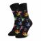 Calzini lunghi unisex Happy Socks - TIG01-9300 Nero