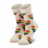 Calzini lunghi da bambini HAPPY SOCKS - KPRS01-1300 Bianco