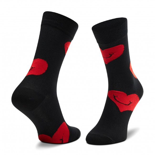 Set di 2 paia di calzini lunghi unisex Happy Socks - XVAL02-9300 Nero