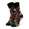 Calzini lunghi unisex HAPPY SOCKS - HAL01-9350 Multicolore Nero