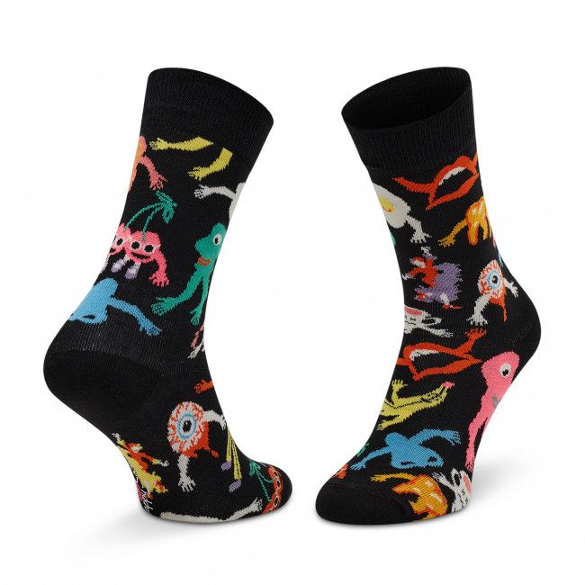 Calzini lunghi unisex HAPPY SOCKS - HAL01-9350 Multicolore Nero