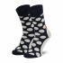 Calzini lunghi unisex HAPPY SOCKS - JSS01-6500 Multicolore Nero