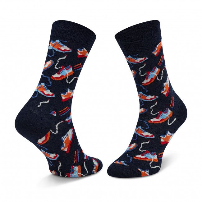 Calzini lunghi unisex HAPPY SOCKS - RFI01-6500 Multicolore Nero