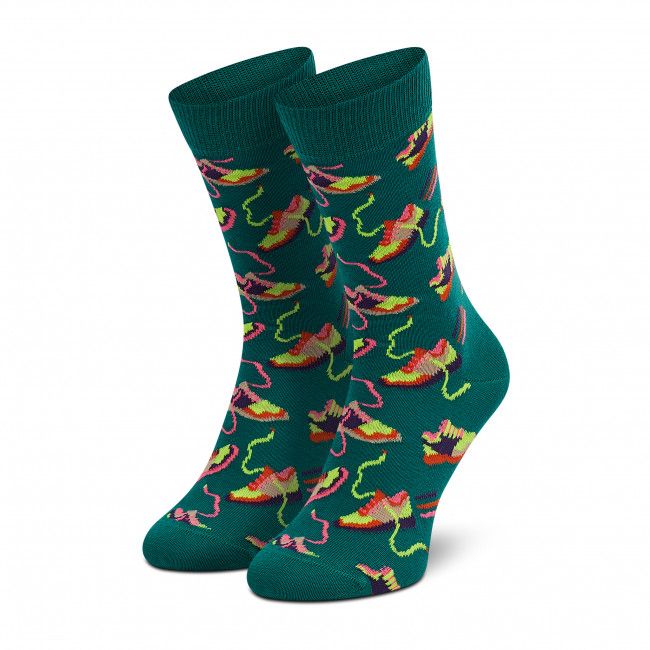 Calzini lunghi da donna Happy Socks - RFI01-7500 Verde