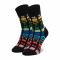 Calzini lunghi unisex HAPPY SOCKS - DNY01-9300 Multicolore Nero