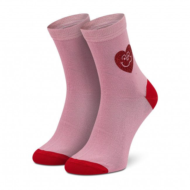 Calzini lunghi da donna Happy Socks - SISCAR12-3300 Rosa