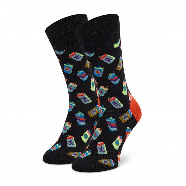 Set di 2 paia di calzini lunghi da uomo HAPPY SOCKS - XFRN02-9300 Blu Multicolore Nero