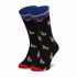 Calzini lunghi da uomo HAPPY SOCKS - ATICU29-9300 Multicolore Nero