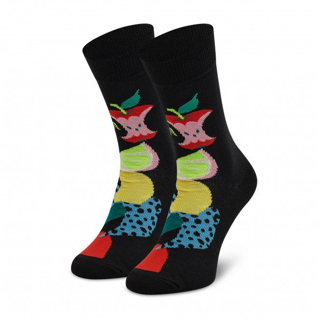 Calzini lunghi unisex HAPPY SOCKS - FRU01-9300 Nero