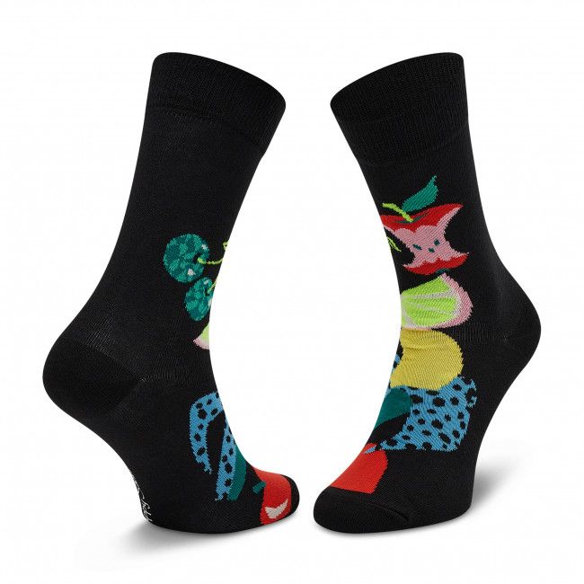 Calzini lunghi unisex HAPPY SOCKS - FRU01-9300 Nero