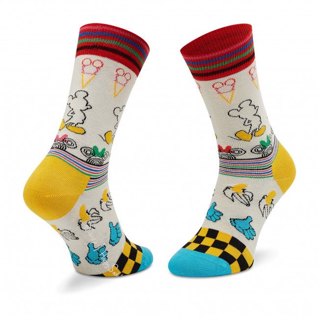 Set di 6 paia di calzini lunghi unisex Happy Socks - XDNY10-0200 Multicolore