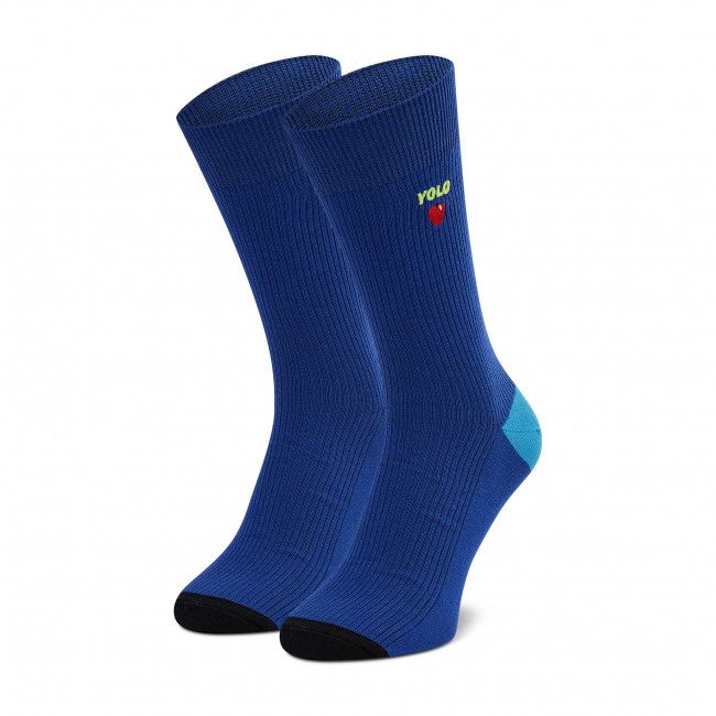 Calzini lunghi unisex HAPPY SOCKS - REYOL01-6300 Blu scuro