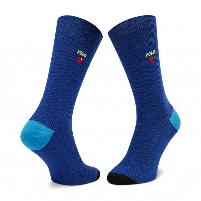 Calzini lunghi unisex HAPPY SOCKS - REYOL01-6300 Blu scuro