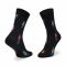 Set di 3 paia di calzini lunghi unisex HAPPY SOCKS - XTHR08-0200 Nero Rosa
