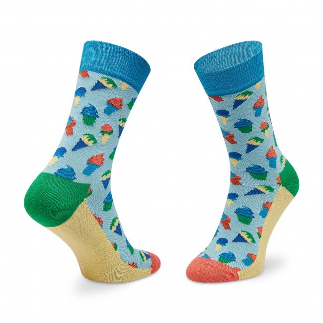 Set di 4 paia di calzini lunghi da donna Happy Socks - XTRD09-0200 Blu scuro