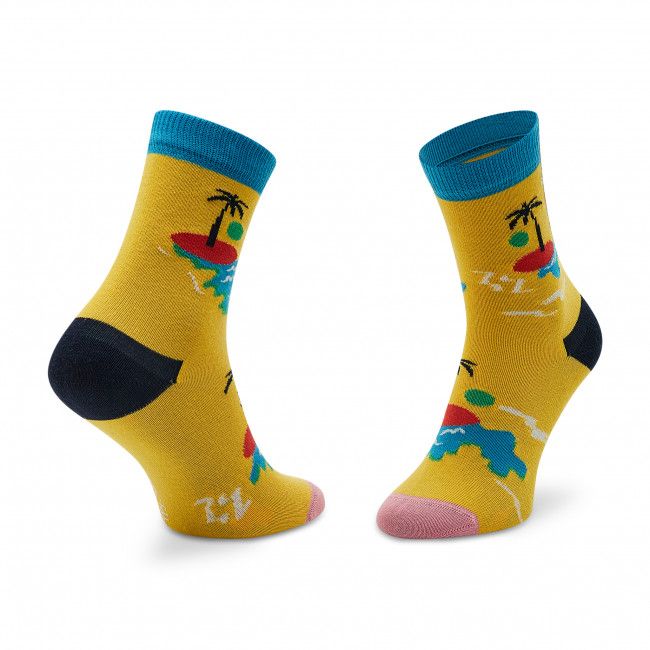 Set di 2 paia di calzini lunghi unisex HAPPY SOCKS - KIIT02-6500 Multicolore