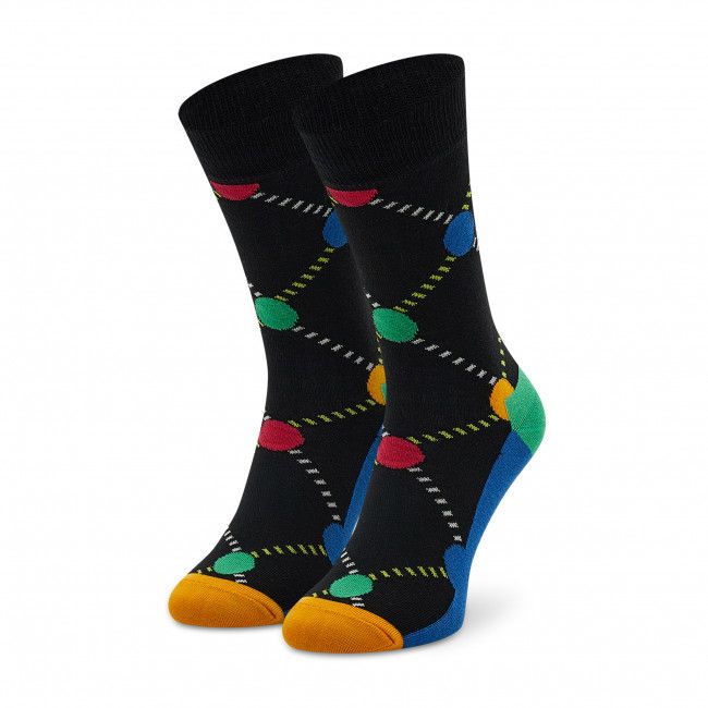 Calzini lunghi unisex Happy Socks - ADO01-9300 Nero